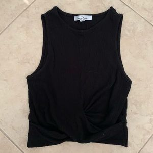 Love Tree, Black Crop Tank Top, Size S, In Perfect Condition